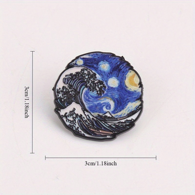 Wave & Vortex Fusion Pin - Hok - Women Fashion History avaliação e preço