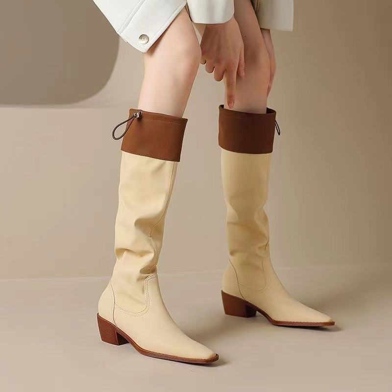 Apricot Square Toe Women's Lon - Women'S Fashion Trends avaliação e preço