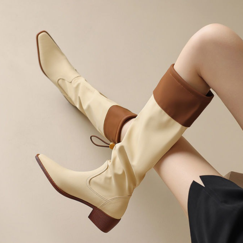Apricot Square Toe Women's Lon - Women'S Fashion Trends avaliação e preço