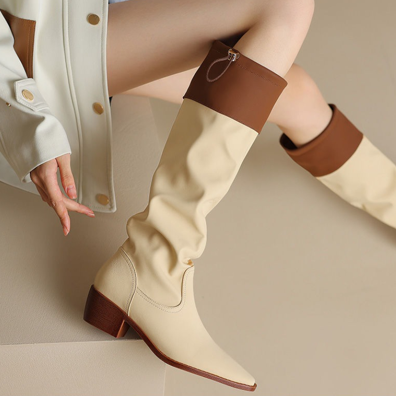 Apricot Square Toe Women's Lon - Women'S Fashion Trends avaliação e preço
