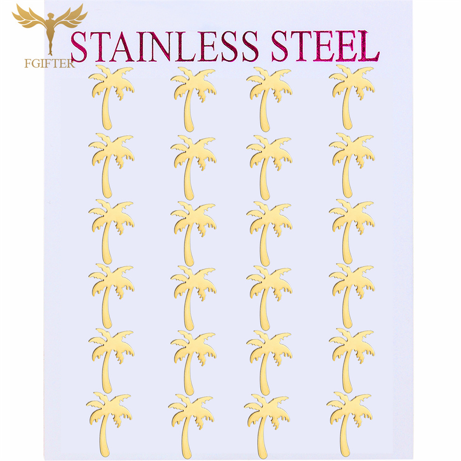 12 Pairs Bulk Golden Stainless - Women'S Fashion Retailers avaliação e preço