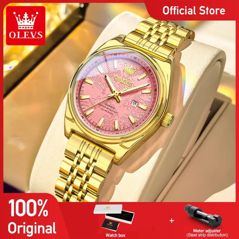 OLEVS New 3703 Watches Woman E - Fashion Women Watch avaliação e preço