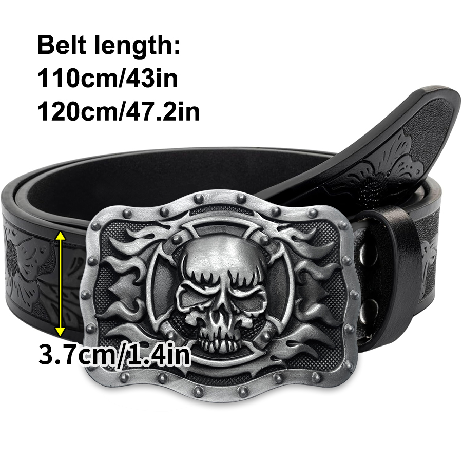 Skull Flame Belt Exquisite Car - Women Fashion Nz avaliação e preço
