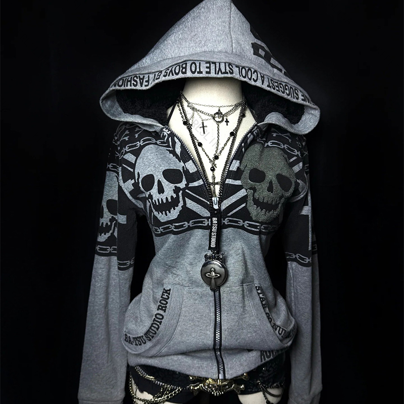 Y3k Gothic hiphop rock Aesthet - Women'S Y3K Fashion avaliação e preço