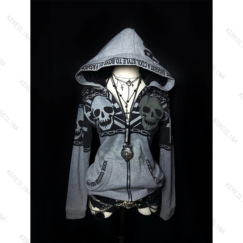 Y3k Gothic hiphop rock Aesthet - Women'S Y3K Fashion avaliação e preço