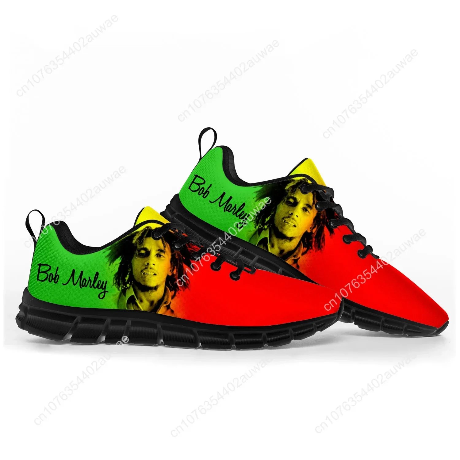 Bob Marley Reggae Rasta Music  - Women'S Fashion Gym Shoes avaliação e preço