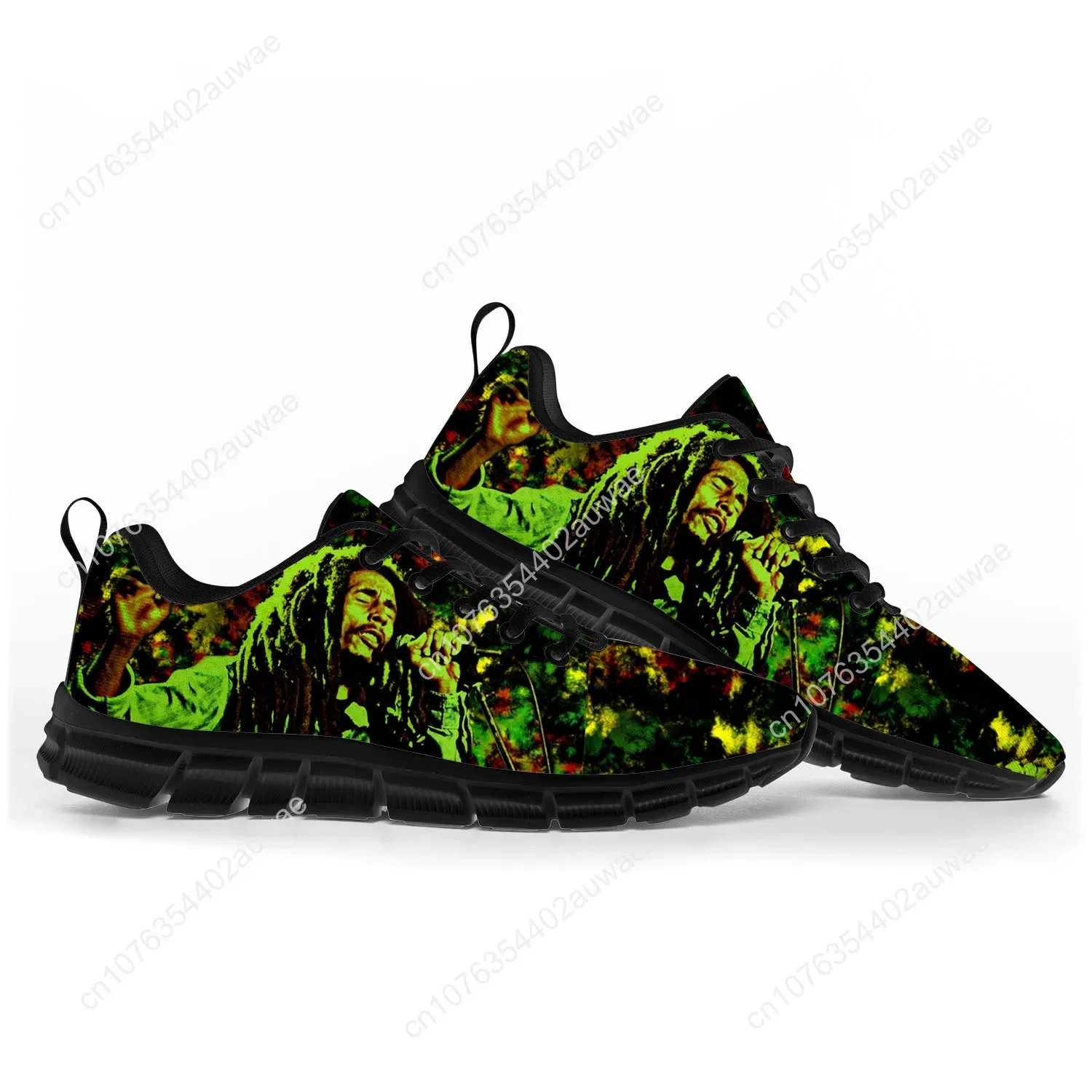 Bob Marley Reggae Rasta Music  - Women'S Fashion Gym Shoes avaliação e preço