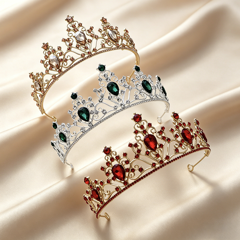 Vintage Baroque Sparkling Rhin - Women Queen Fashion avaliação e preço