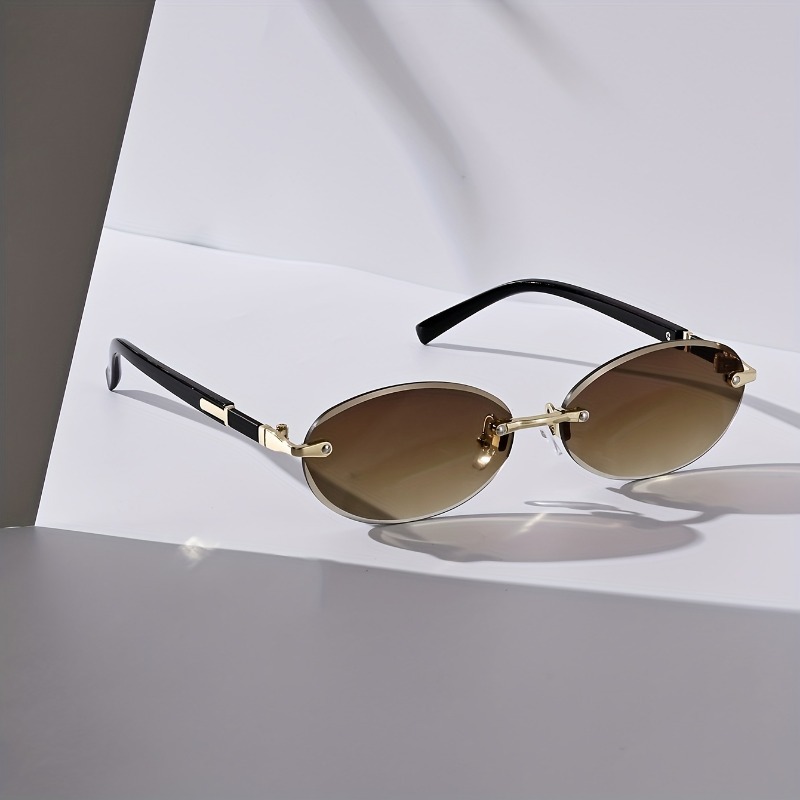 Sexy Small Oval Punk Sunglasse - Women'S Fashion Eyeglass Frames avaliação e preço