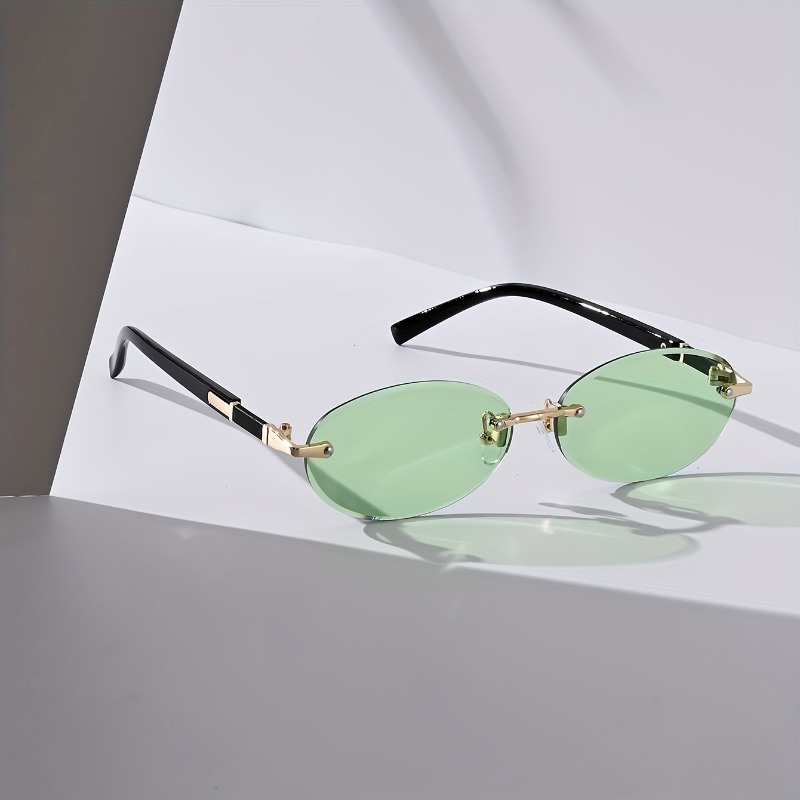 Sexy Small Oval Punk Sunglasse - Women'S Fashion Eyeglass Frames avaliação e preço