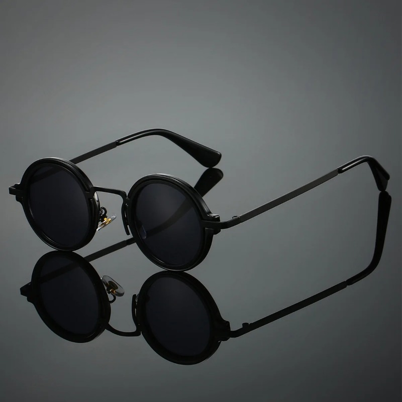 New Retro Metal Round Frame Su - Women'S Fashion Eyeglass Frames avaliação e preço