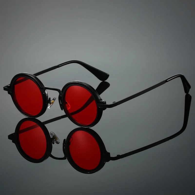New Retro Metal Round Frame Su - Women'S Fashion Eyeglass Frames avaliação e preço