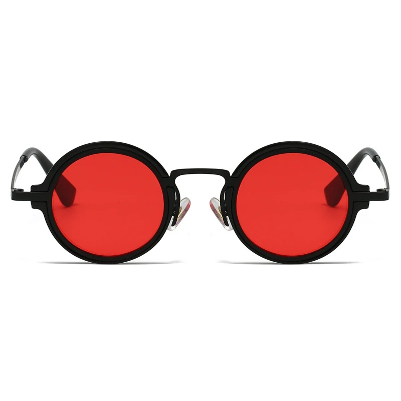 New Retro Metal Round Frame Su - Women'S Fashion Eyeglass Frames avaliação e preço