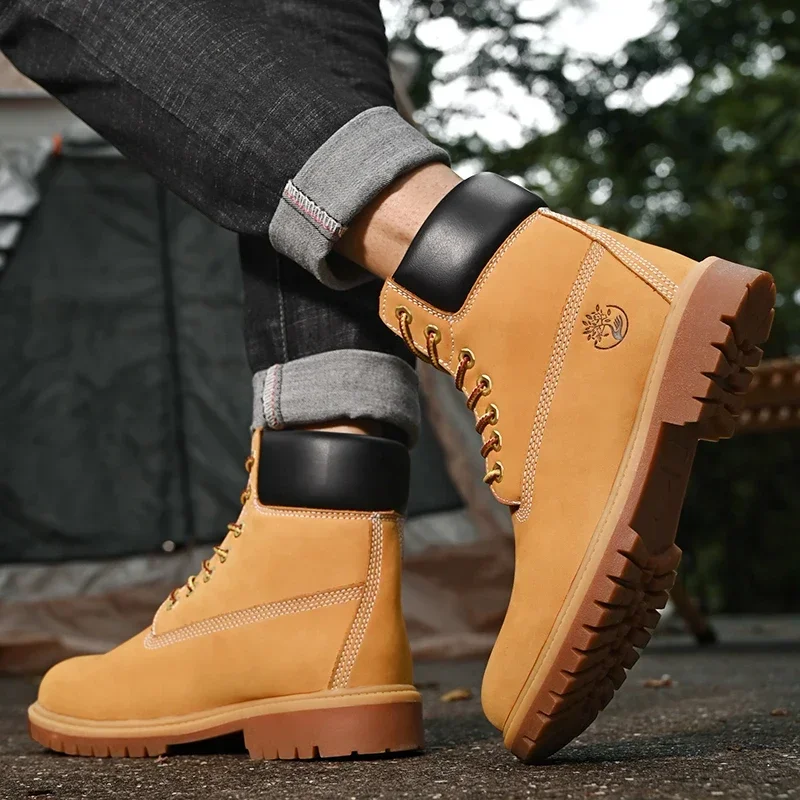Boots Men High Top Boots High  - Women'S Fashion Gym Shoes avaliação e preço