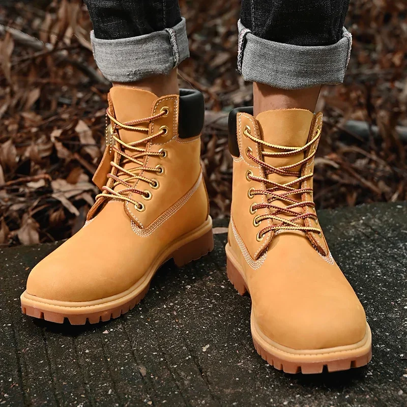 Boots Men High Top Boots High  - Women'S Fashion Gym Shoes avaliação e preço