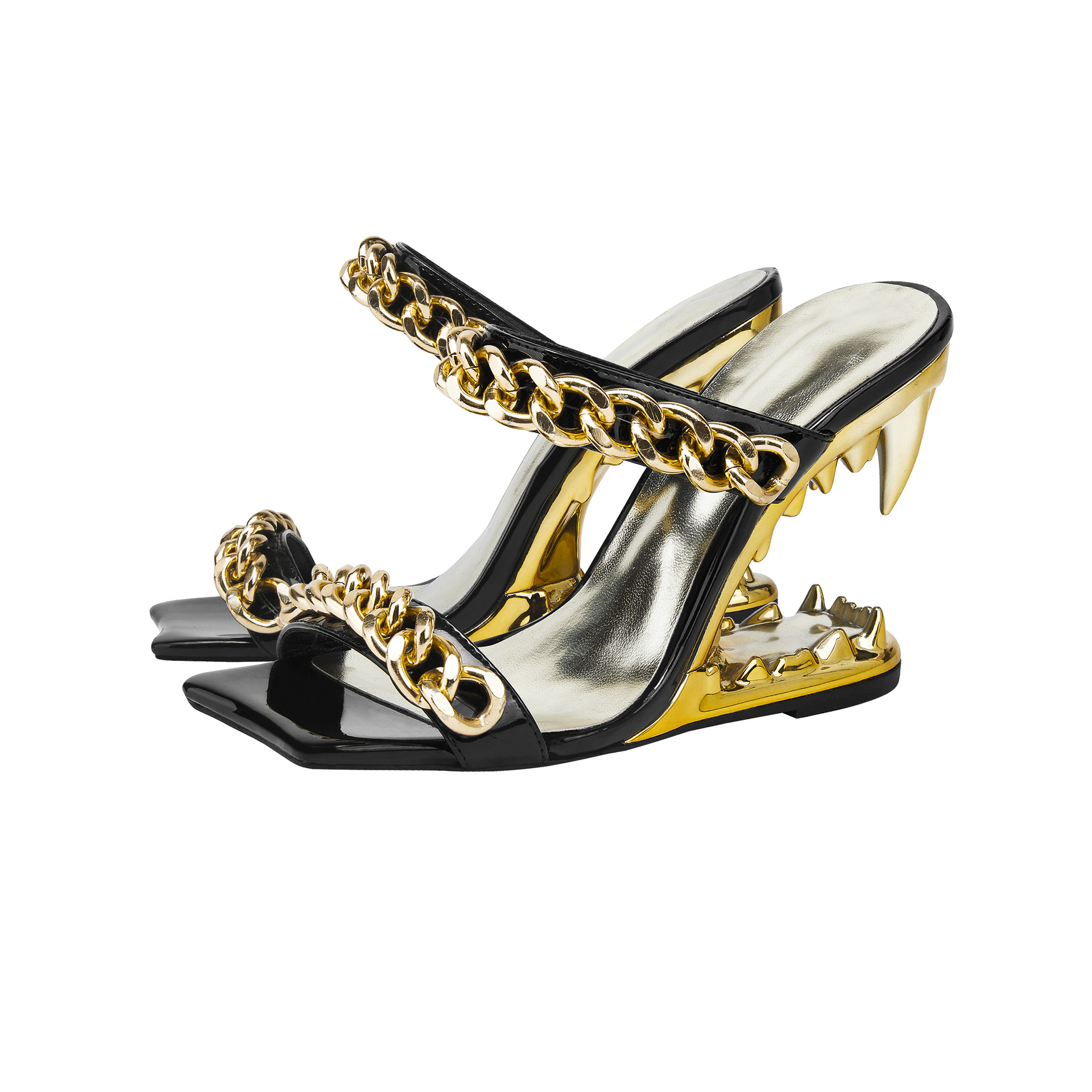 Open-Toe Hollow Tiger Tooth Sp - Women Fashion Png avaliação e preço