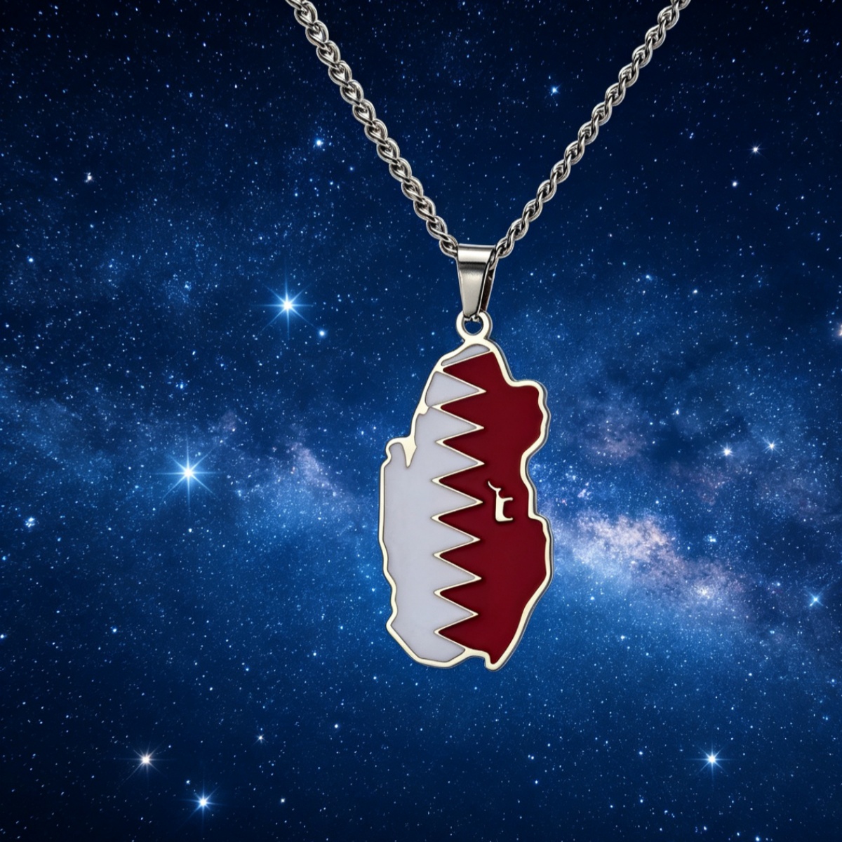 Drip Oil Qatar Map Necklace Fo - Women Fashion Qatar avaliação e preço